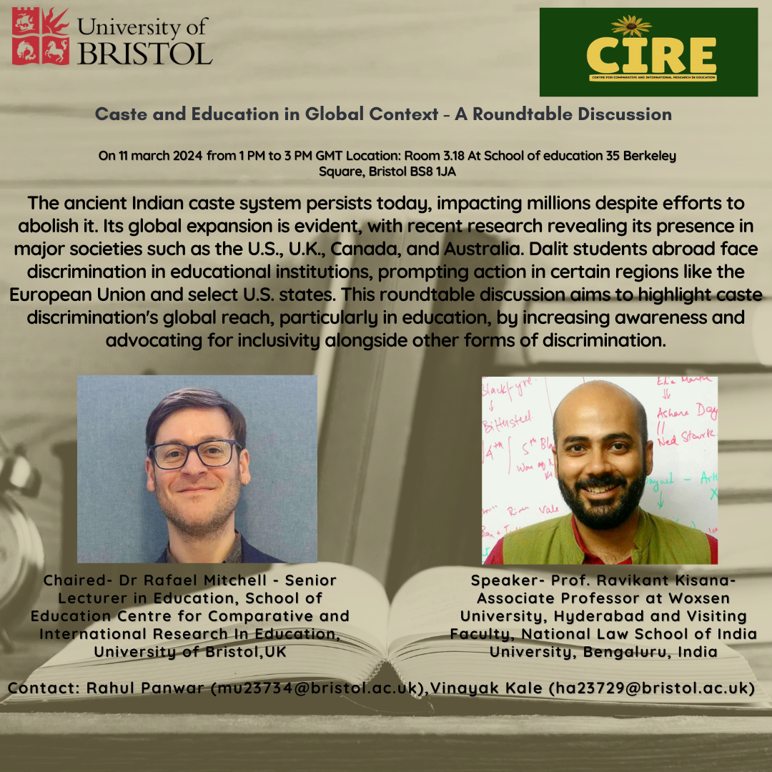 Poster for Caste and Education in the global context